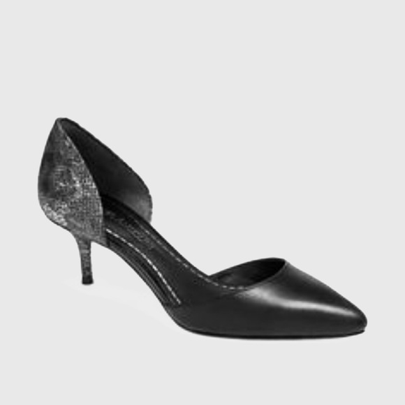 Enzo Angiolini Shoes - {Enzo Angiolini} black/python kitten heels…